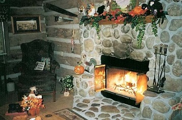 Fireplace-cabin-decor