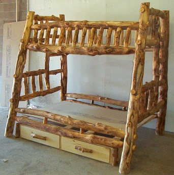 Rustic-Bunk-Bed-Rustic-Home-Decor-Guide